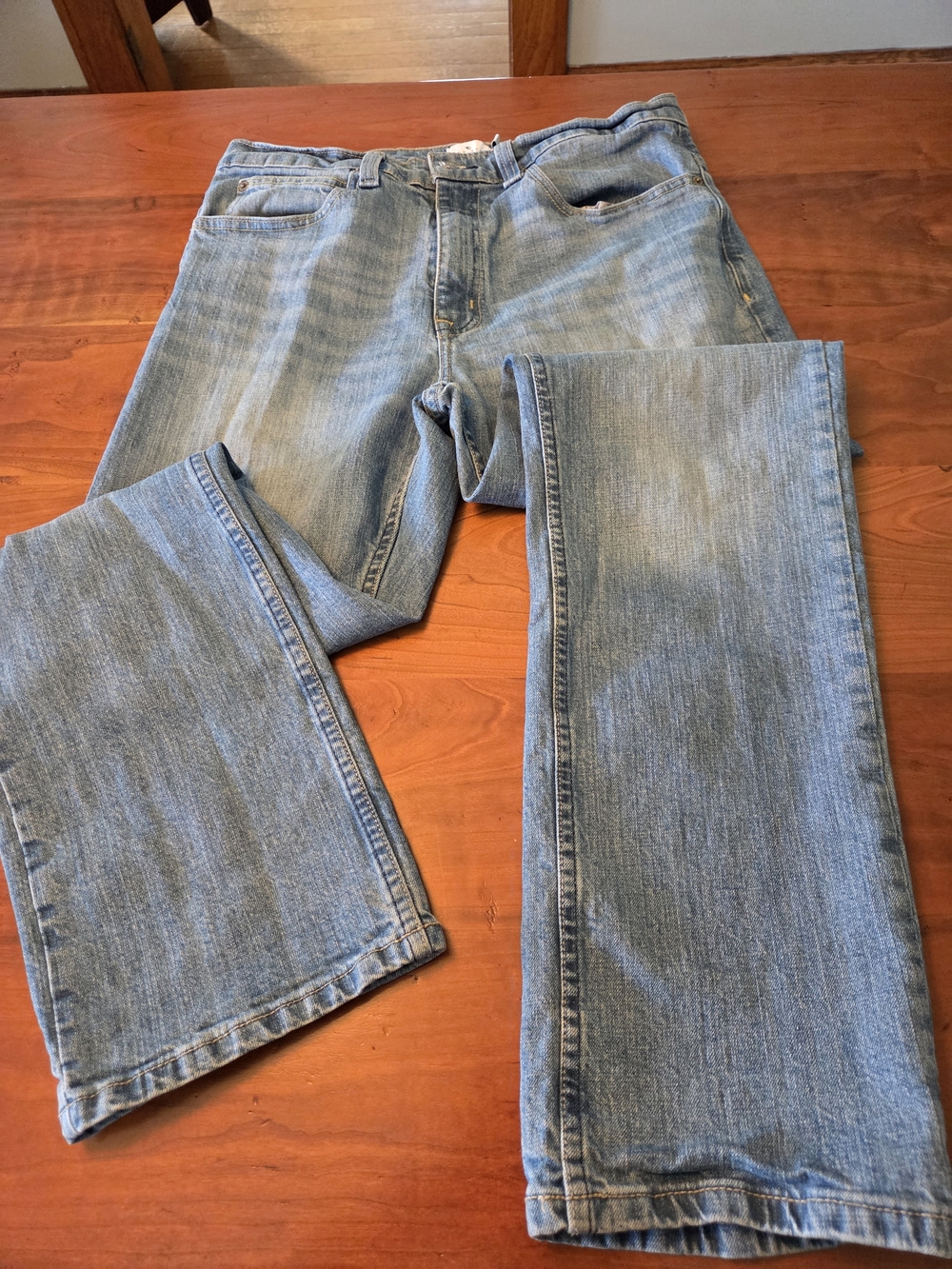 Classic True Craft Straight  Light Blue Men's Jeans 32/30